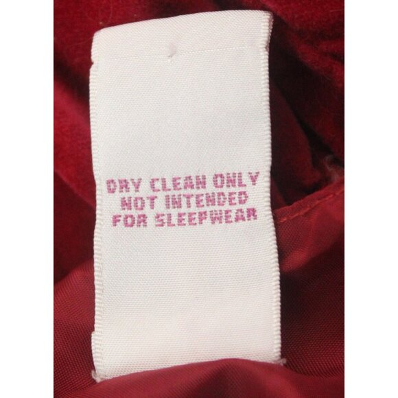 2003 Gymboree Holiday Magic Red Silk Dress sz 4 Red Bow Velvet Lined Winter - Picture 7 of 7